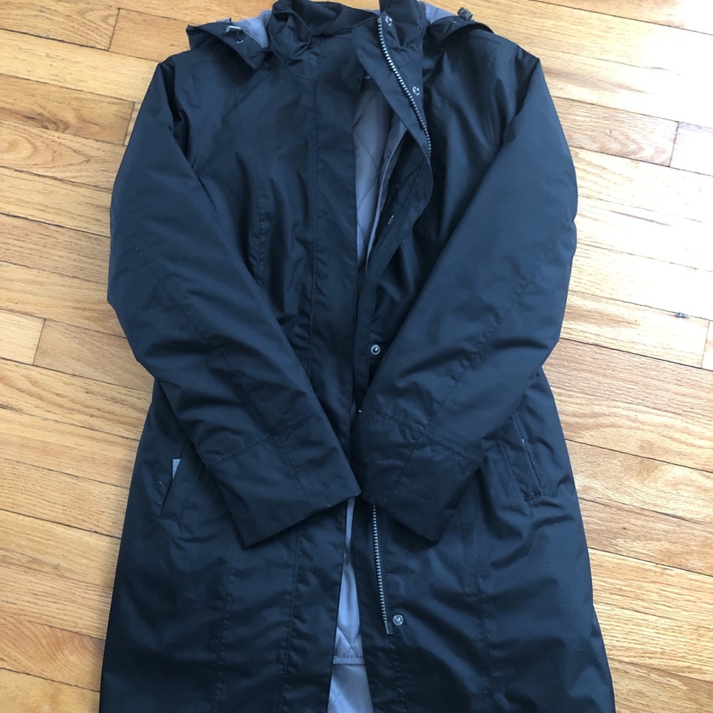 Eddie Bauer girl on the go trench coat, size xs